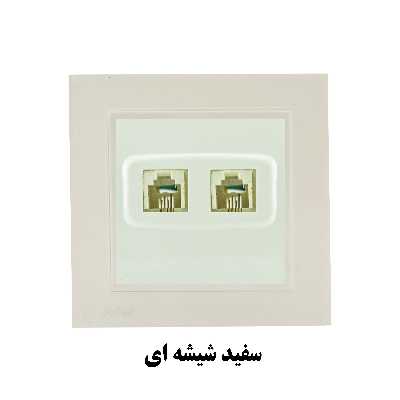 پریز تلفن ثابت الکتریک مدل پارمیس کد S-G_2SUK