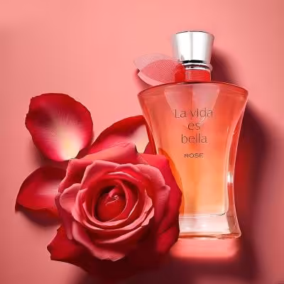 عطر 2025 جدید زنانه لانکوم لا ویه است بل ان رز فراگرنس ورد - تعداد محدود