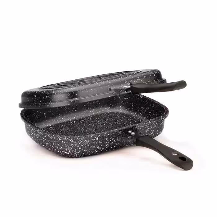 تابه دوبل گرانیتی زرساب مدل گریپ کد DH-2430 (سایز 30)