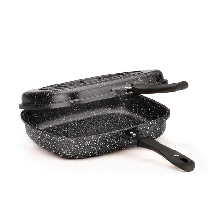 تابه دوبل گرانیتی زرساب مدل گریپ کد DH-2430 (سایز 30)