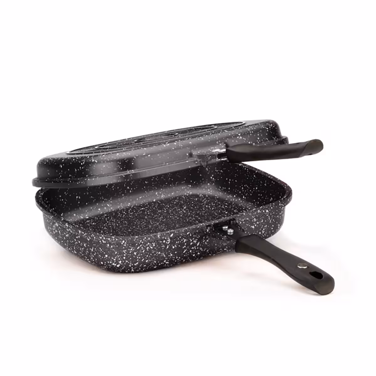 تابه دوبل گرانیتی زرساب مدل گریپ کد DH-2430 (سایز 30)