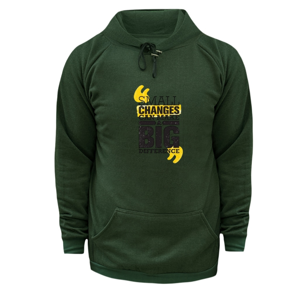 هودی زنانه مدل small changes رنگ یشمی