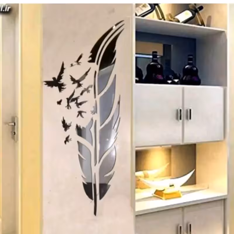 اینه دکوراتیو مدل پر و پرنده