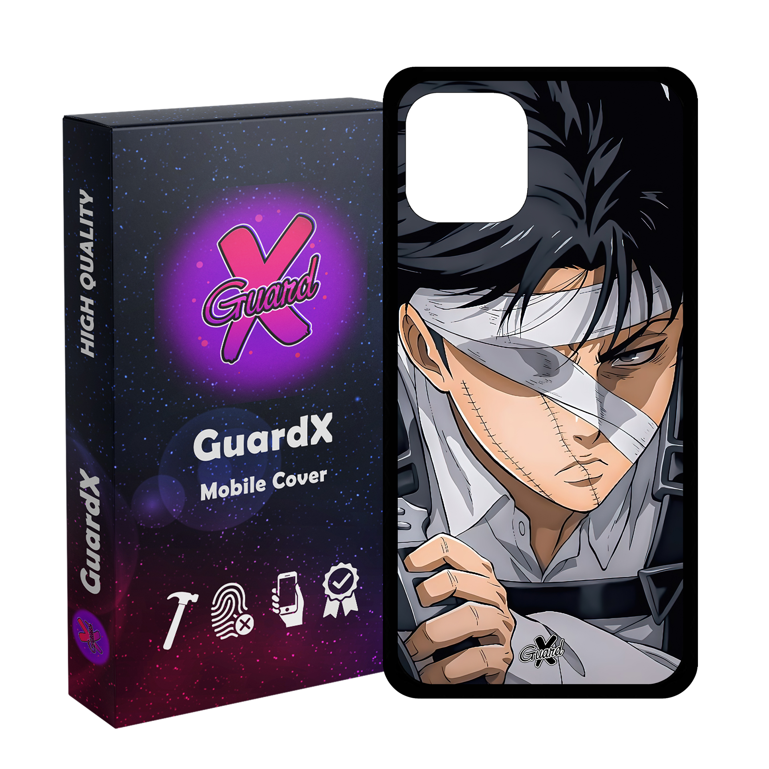 کاور گارد ایکس طرح لیوای انیمه مدل Glass10569 مناسب برای گوشی موبایل اپل iPhone 11 Pro