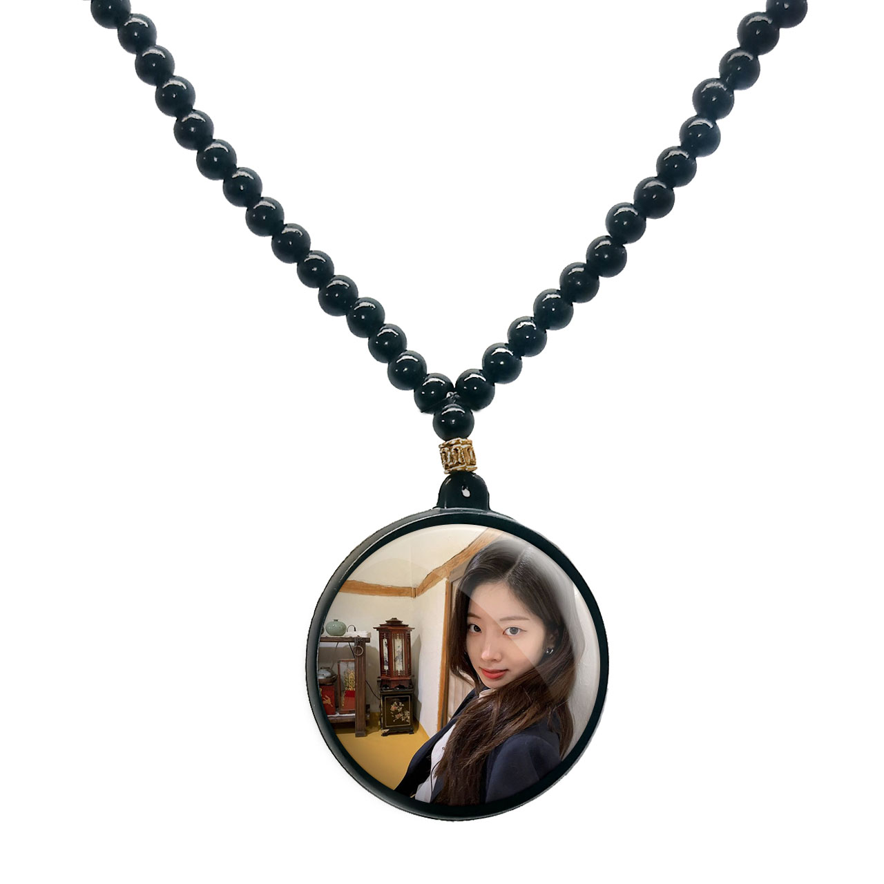 گردنبند پرمانه طرح تو ایس کد pmd.19671 مدل دو طرفه