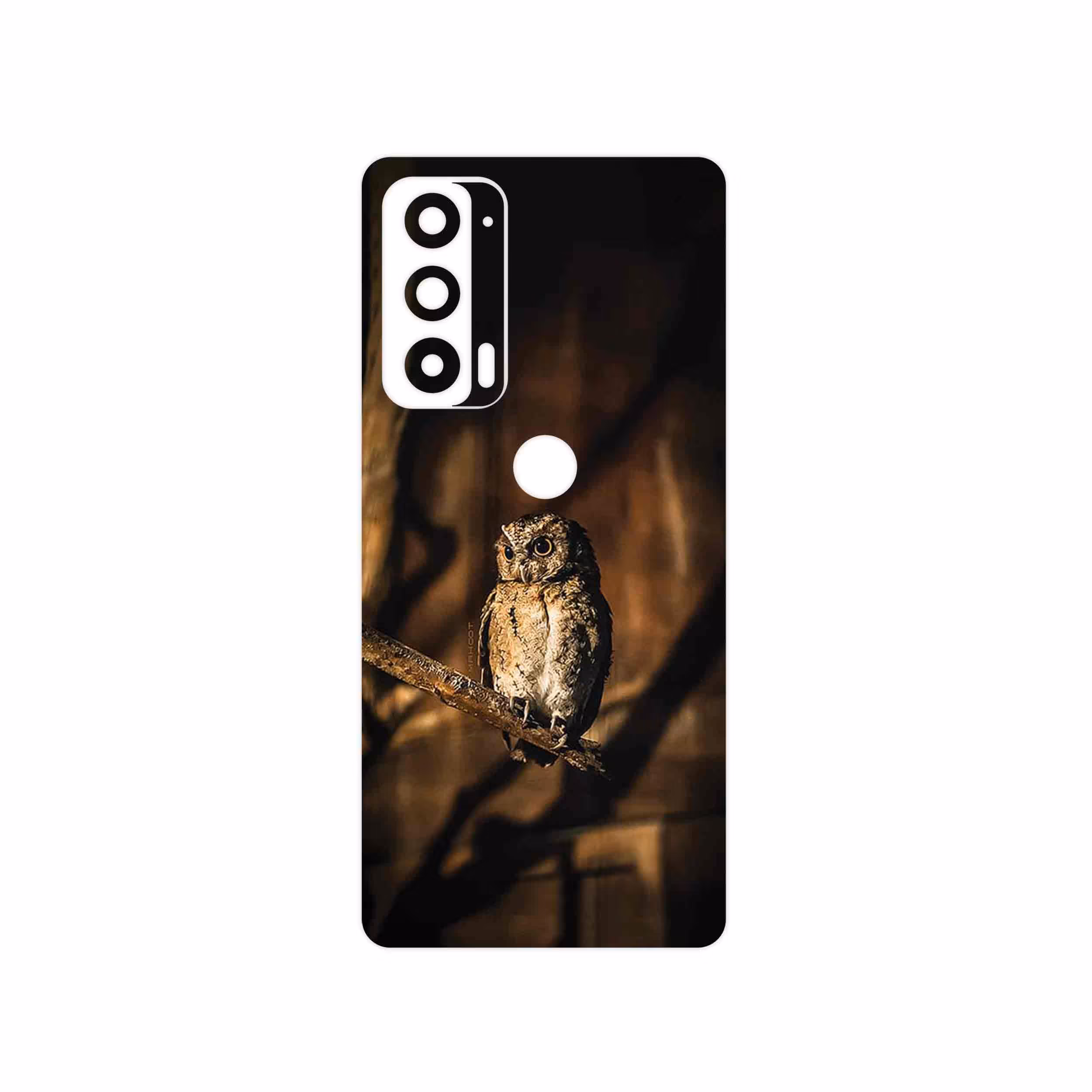 برچسب پوششی ماهوت مدل Owl مناسب برای گوشی موبایل موتورولا Edge 20