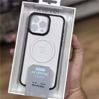 قاب برند ایکس لول مدل X-Level Ice Crystal  پشت تلق دور نرم مناسب برای Apple iPhone 15 Pro