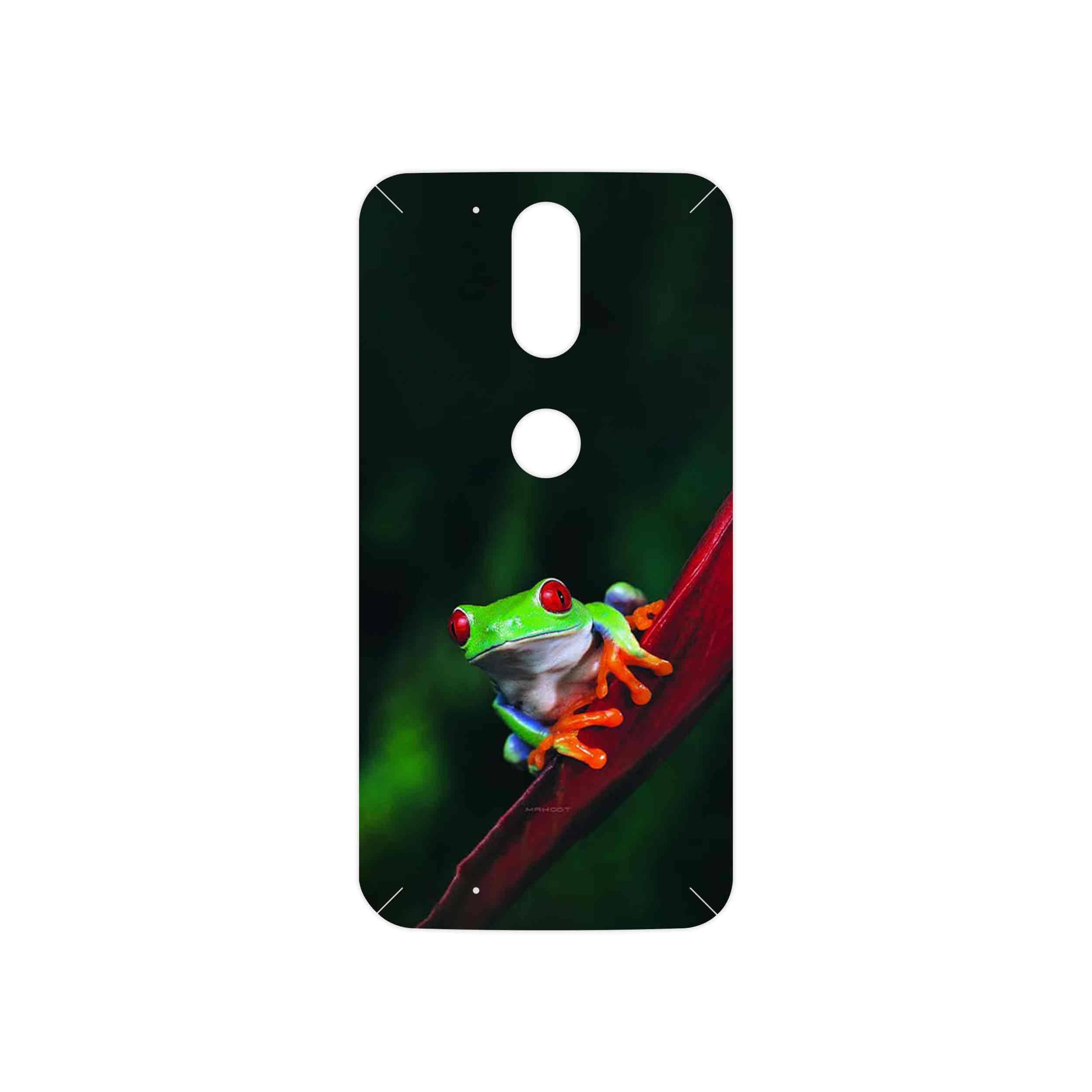 برچسب پوششی ماهوت مدل Frog مناسب برای گوشی موبایل موتورولا Moto G4