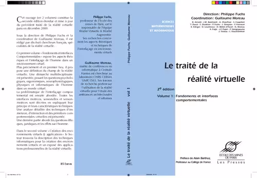 خرید و دانلود نسخه کامل کتاب Le traité de la réalité virtuelle, volume 1 : Fondements et interfaces comportementales