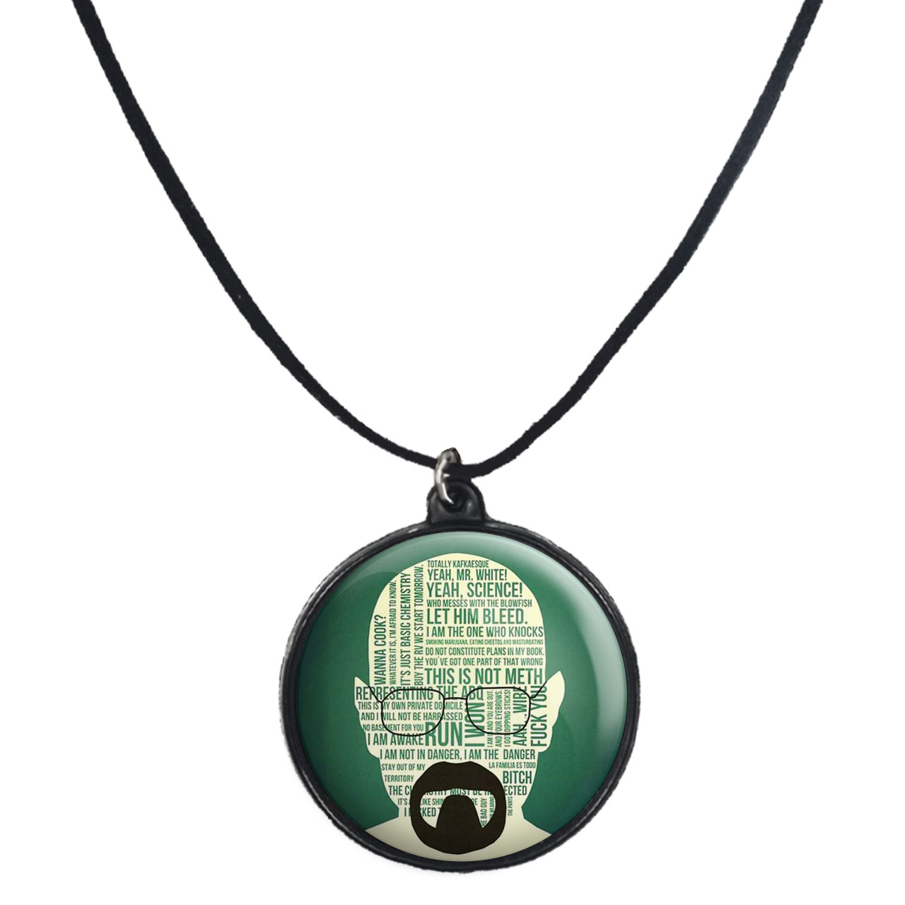 گردنبند پرمانه طرح بریکینگ بد کد pmb.8154 مدل دو طرفه