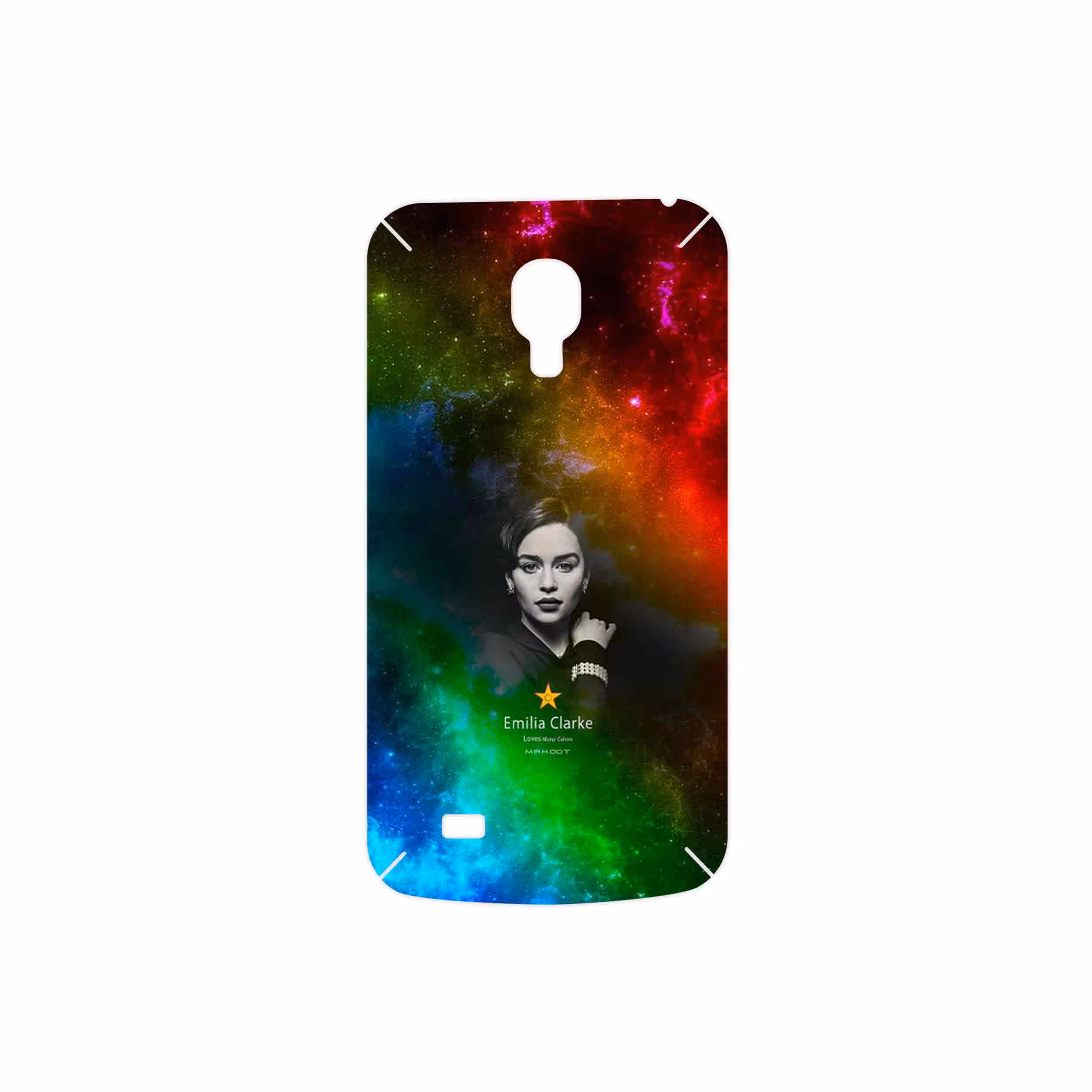 برچسب پوششی ماهوت مدل emilia clarke مناسب برای گوشی موبایل سامسونگ Galaxy S4 mini