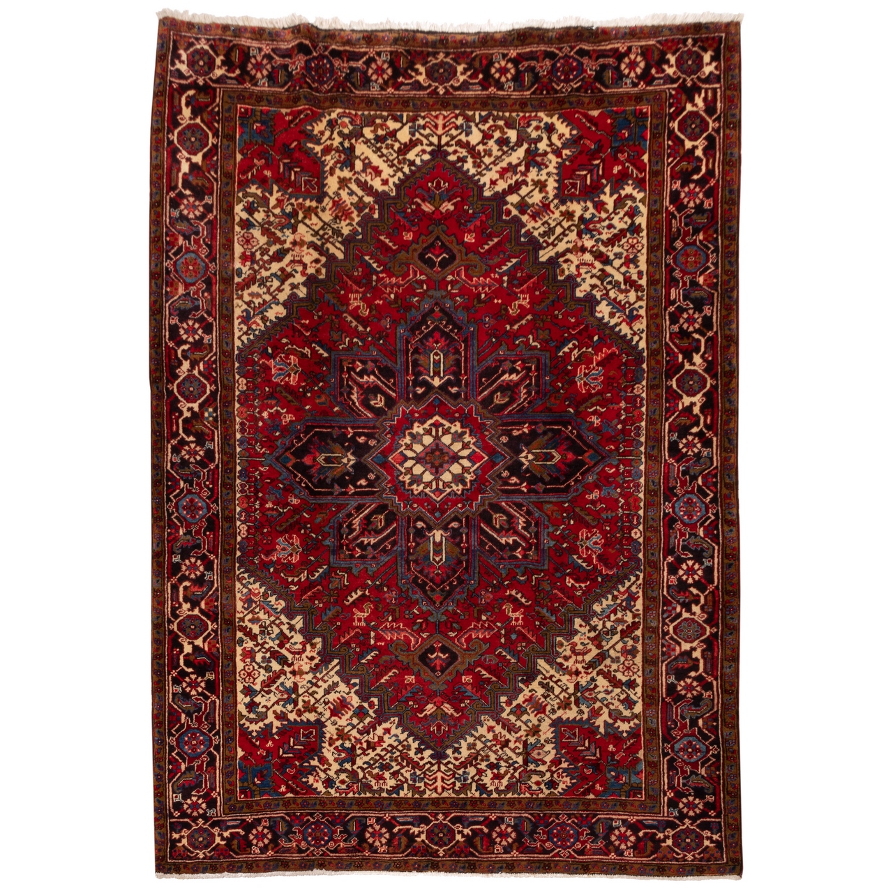 فرش قدیمی دستباف شش و نیم متری سی پرشیا کد 123131