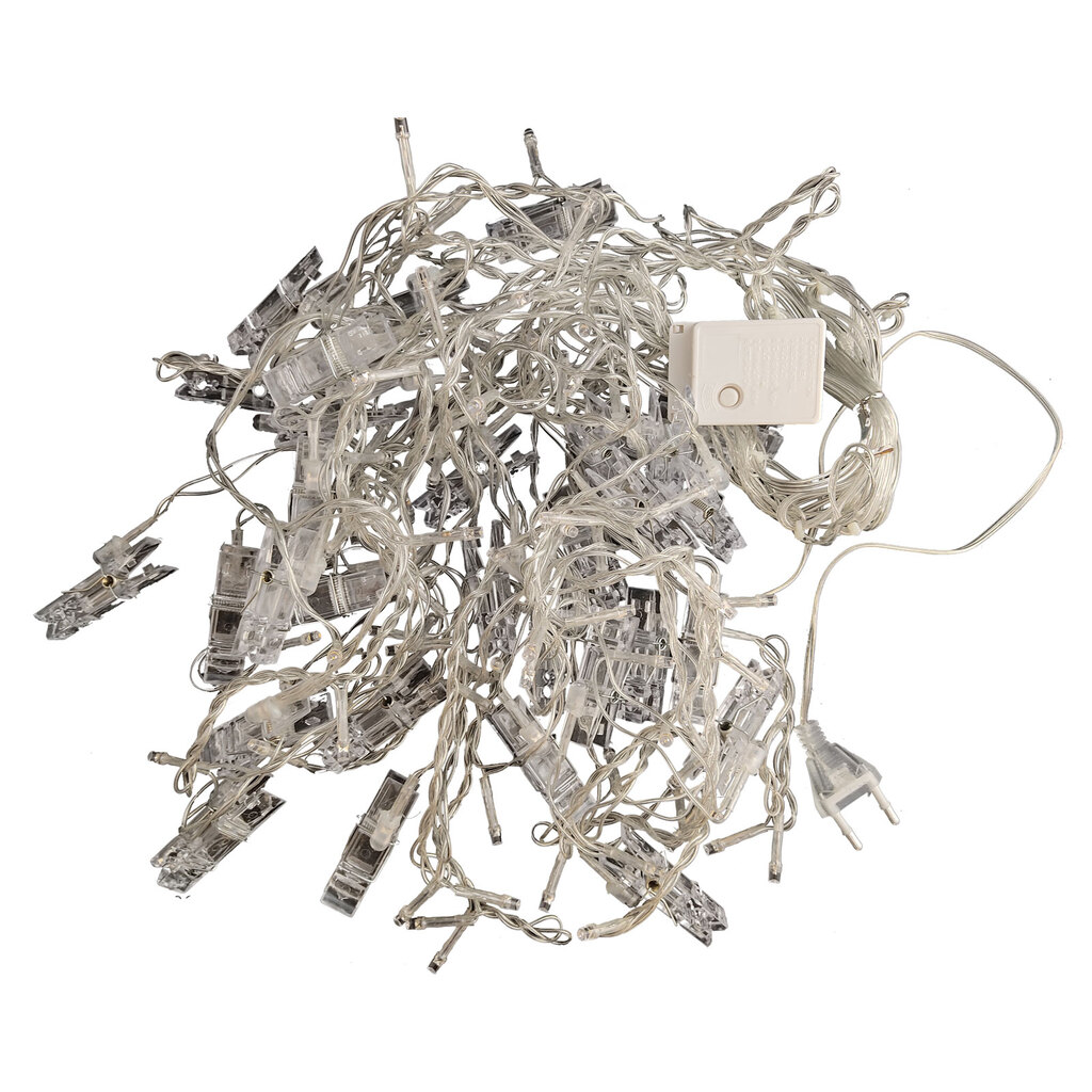 ریسه ال ای دی پرده ای طرح قلب گیره دار