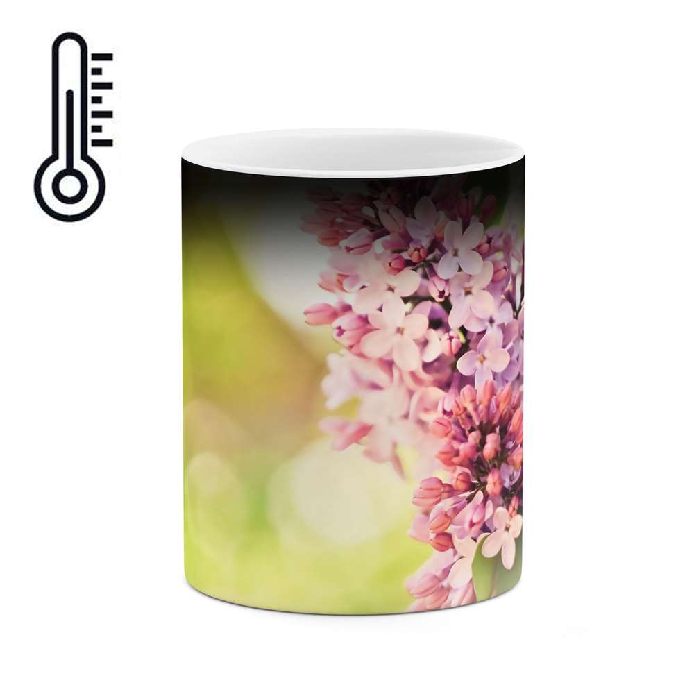 ماگ حرارتی طرح شکوفه گل مدل mgh03669