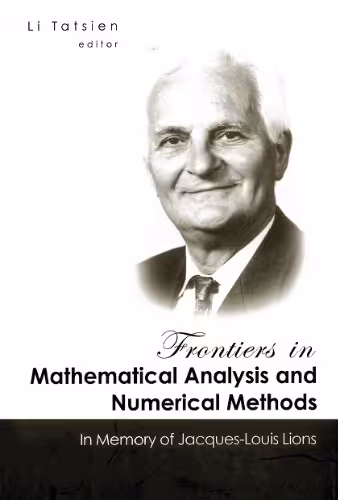 خرید و دانلود نسخه کامل کتاب Frontiers in Mathematical Analysis and Numerical Methods