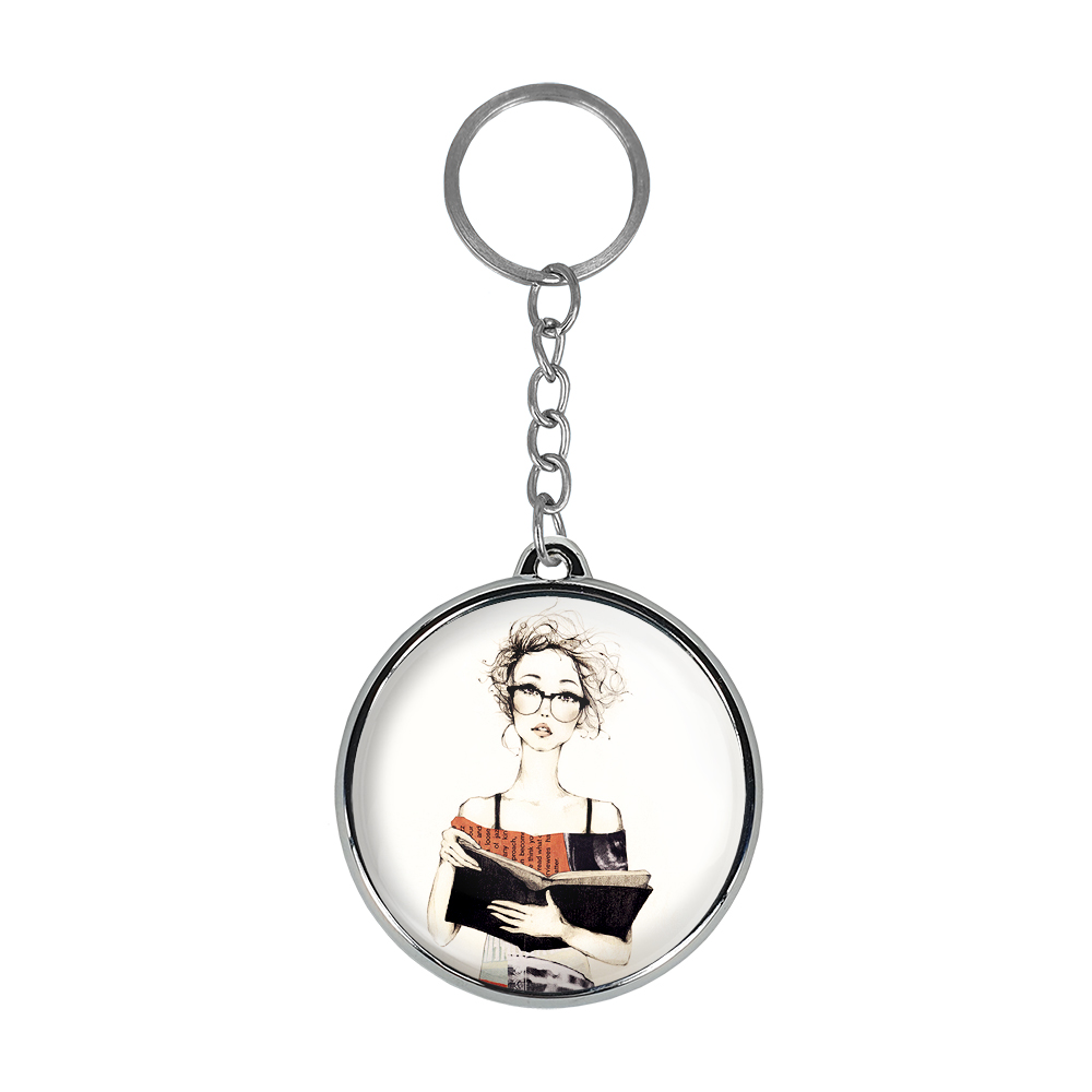 جاکلیدی خندالو طرح دخترانه مدل دوطرفه کد 55545558