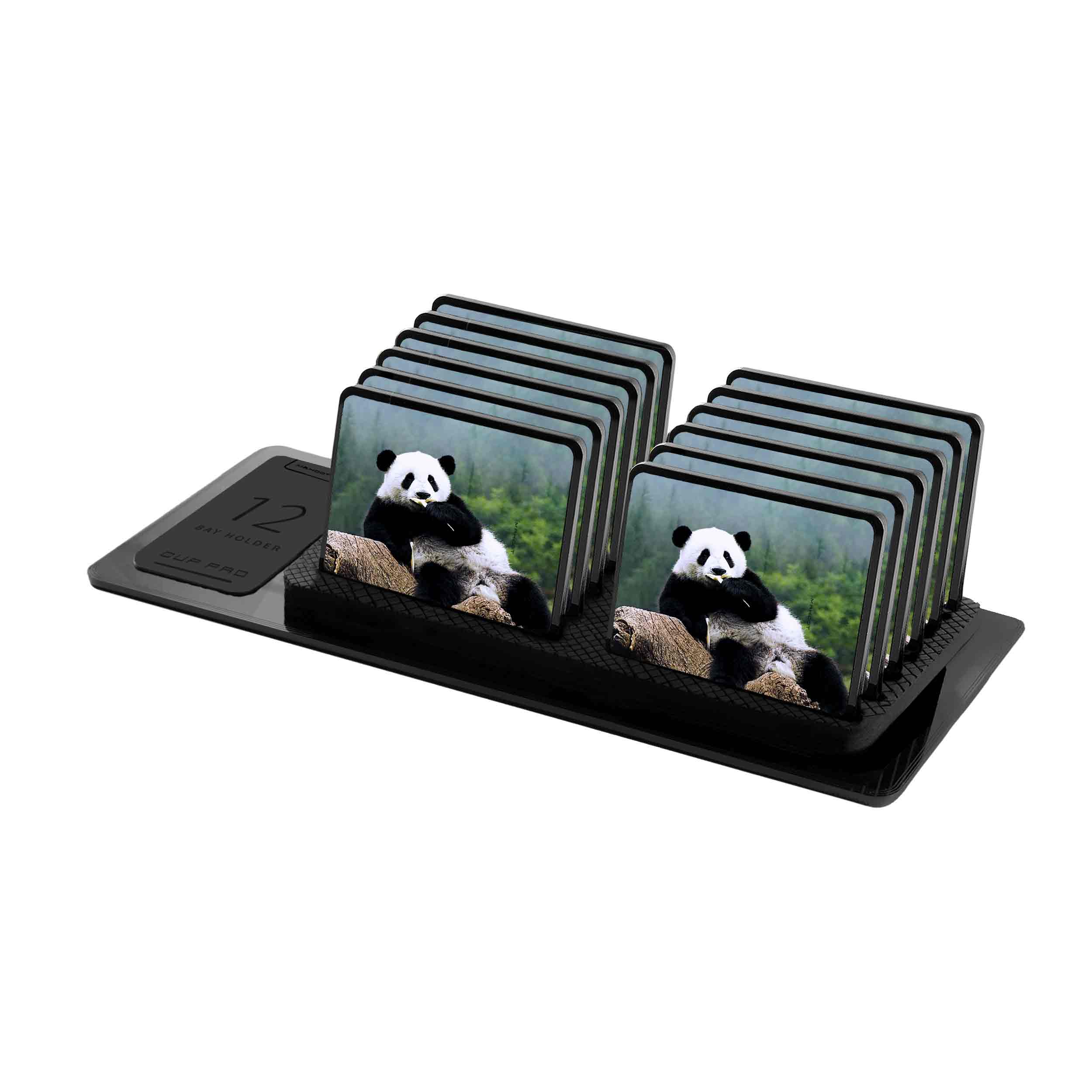 زیر لیوانی ماهوت مدل Panda بسته 12 عددی