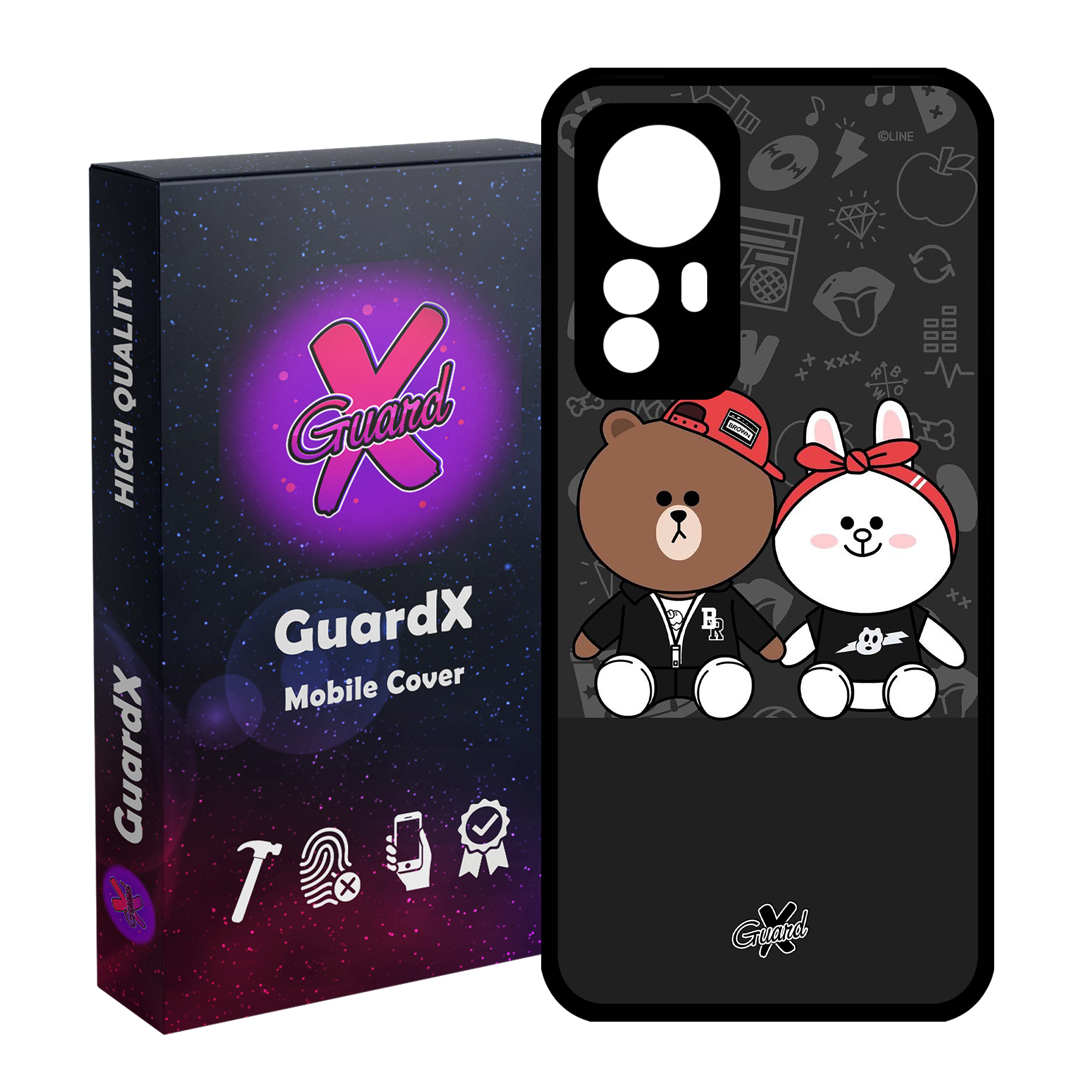 کاور گارد ایکس طرح Friends مدل Glass10127 مناسب برای گوشی موبایل شیائومی Mi 12/Mi 12X/Mi 12S