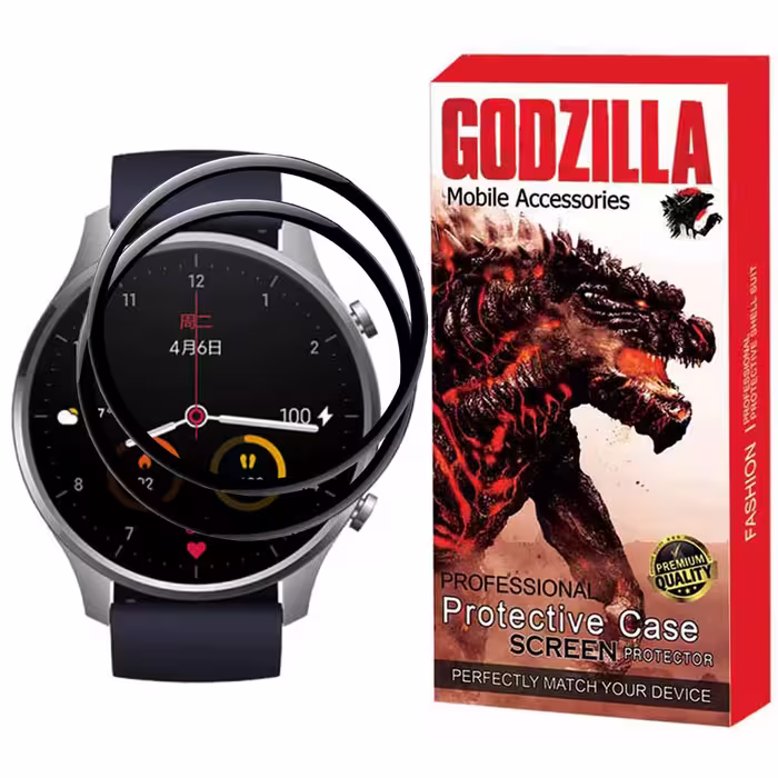 محافظ صفحه نمایش گودزیلا مدل G-PMMA مناسب برای ساعت هوشمند شیائومی Mi Watch Color بسته 2 عددی