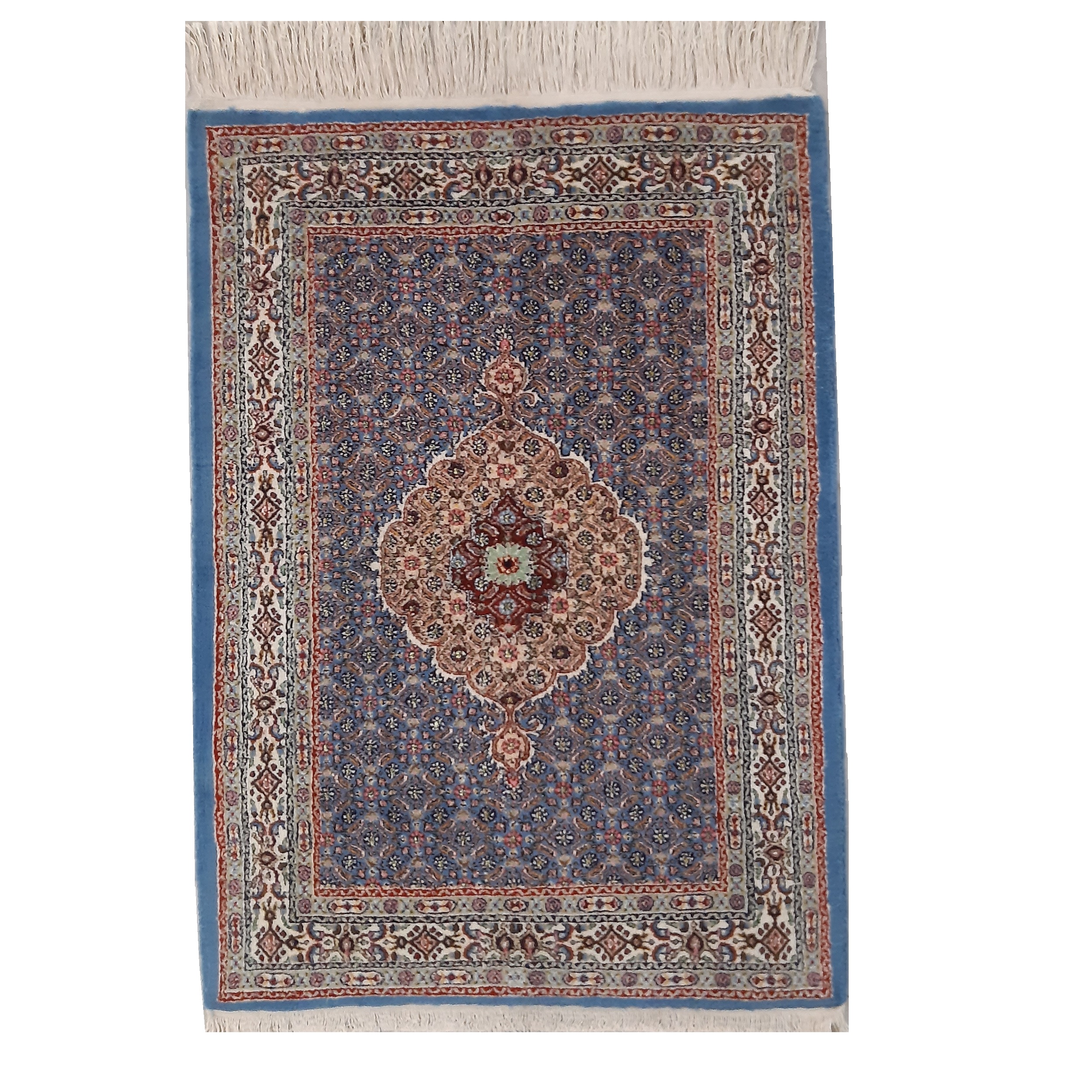 فرش دستباف یک و نیم متری طرح ماهی ترنج کد 1230