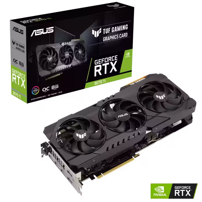 کارت گرافیک RTX 3070TI STRIX OC 8G Gaming Asus