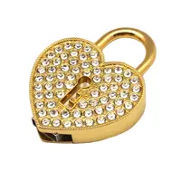 فلش مموری پرلیت یو اس بی طرح قفل قلبی کد W-49-3 ظرفیت 16گیگابایت