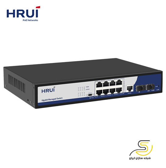 سوئیچ 8 پورت اچ آر یو آی مدل HR-SWG2082NS