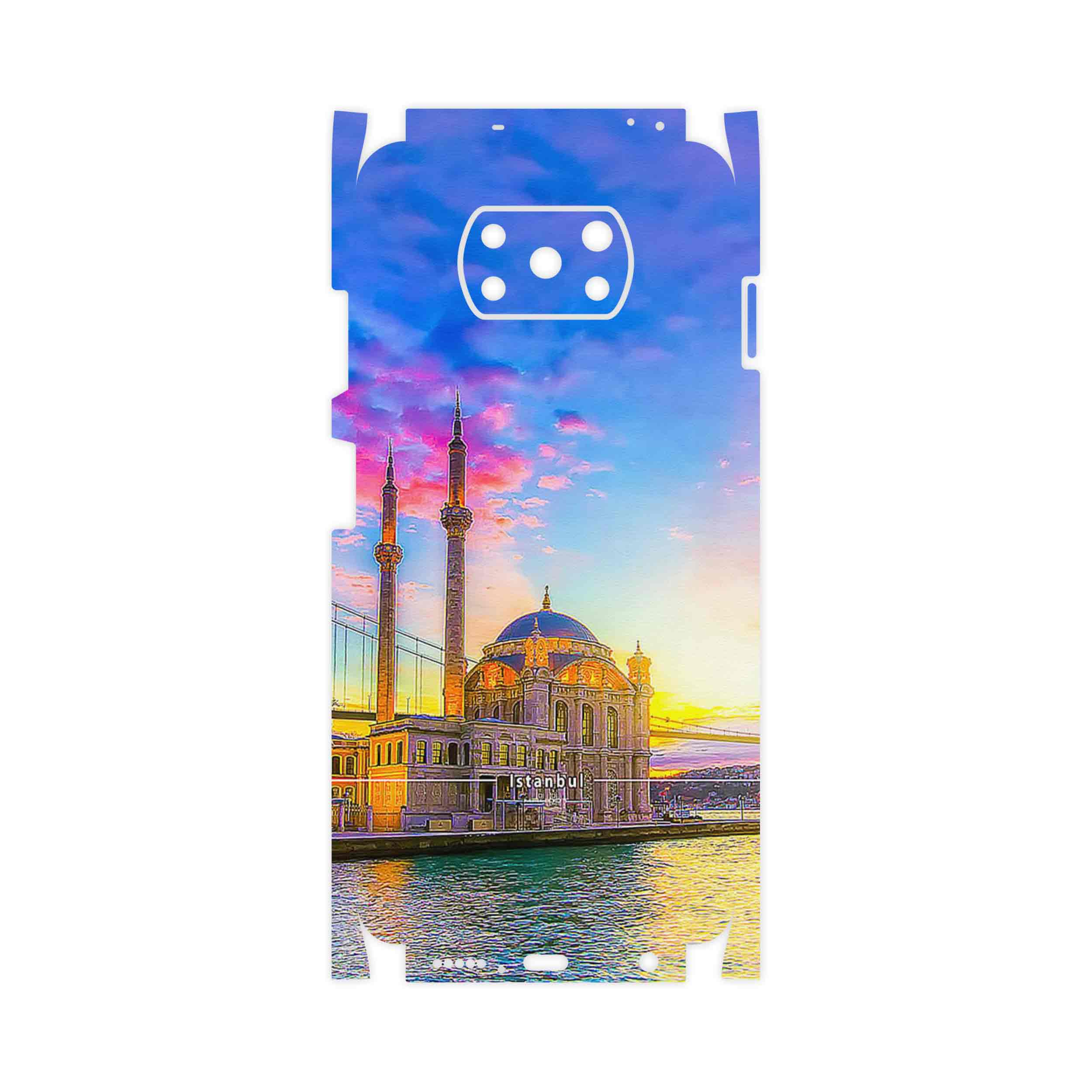 برچسب پوششی ماهوت مدل City of Istanbul-FullSkin مناسب برای گوشی موبایل شیائومی Poco X3 NFC