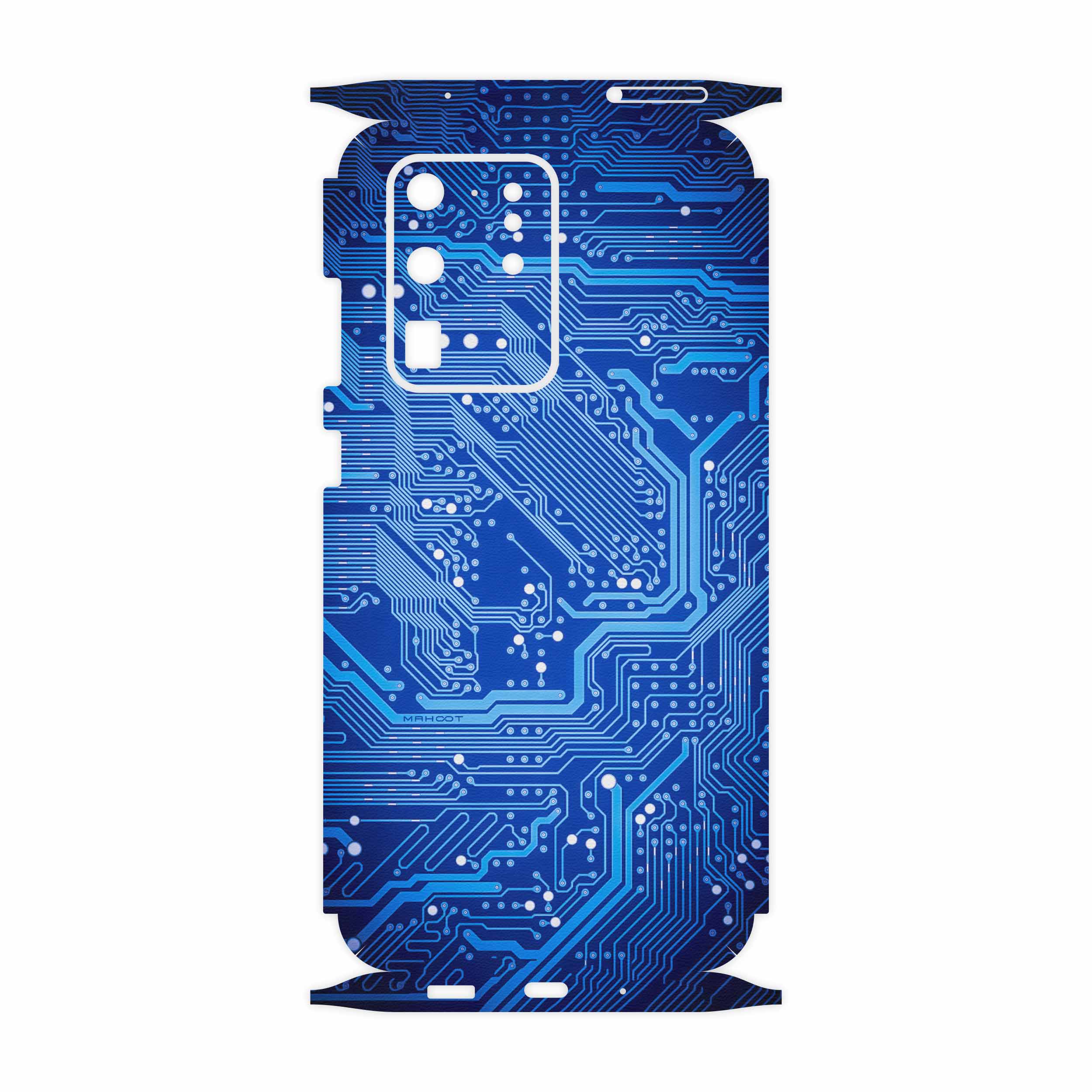 برچسب پوششی ماهوت مدل Blue Printed Circuit Board-FullSkin مناسب برای گوشی موبایل سامسونگ Galaxy S20 Ultra