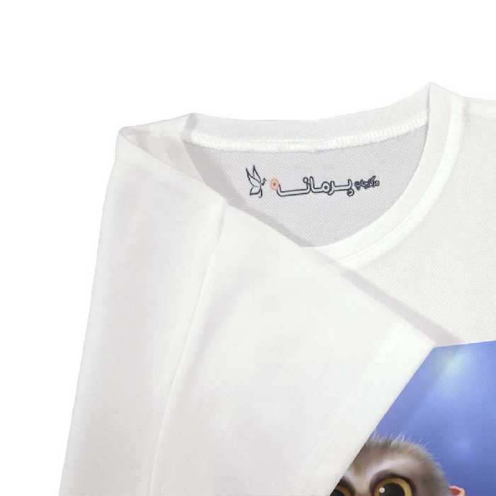 تی شرت بچگانه پرمانه طرح حیوانات بامزه کد pmt.5978