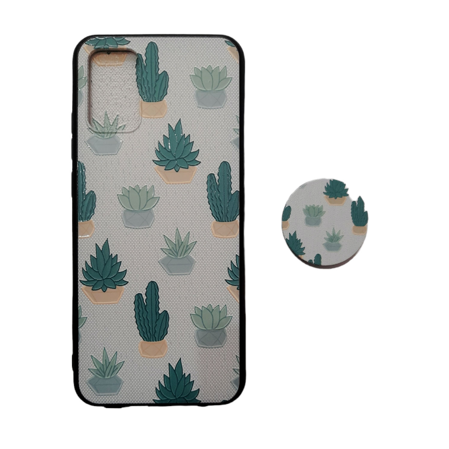 کاور طرح آبرنگی مدل a03s مناسب برای گوشی موبایل سامسونگ Galaxy A03S / A02S / M02S به همراه پاپ سوکت