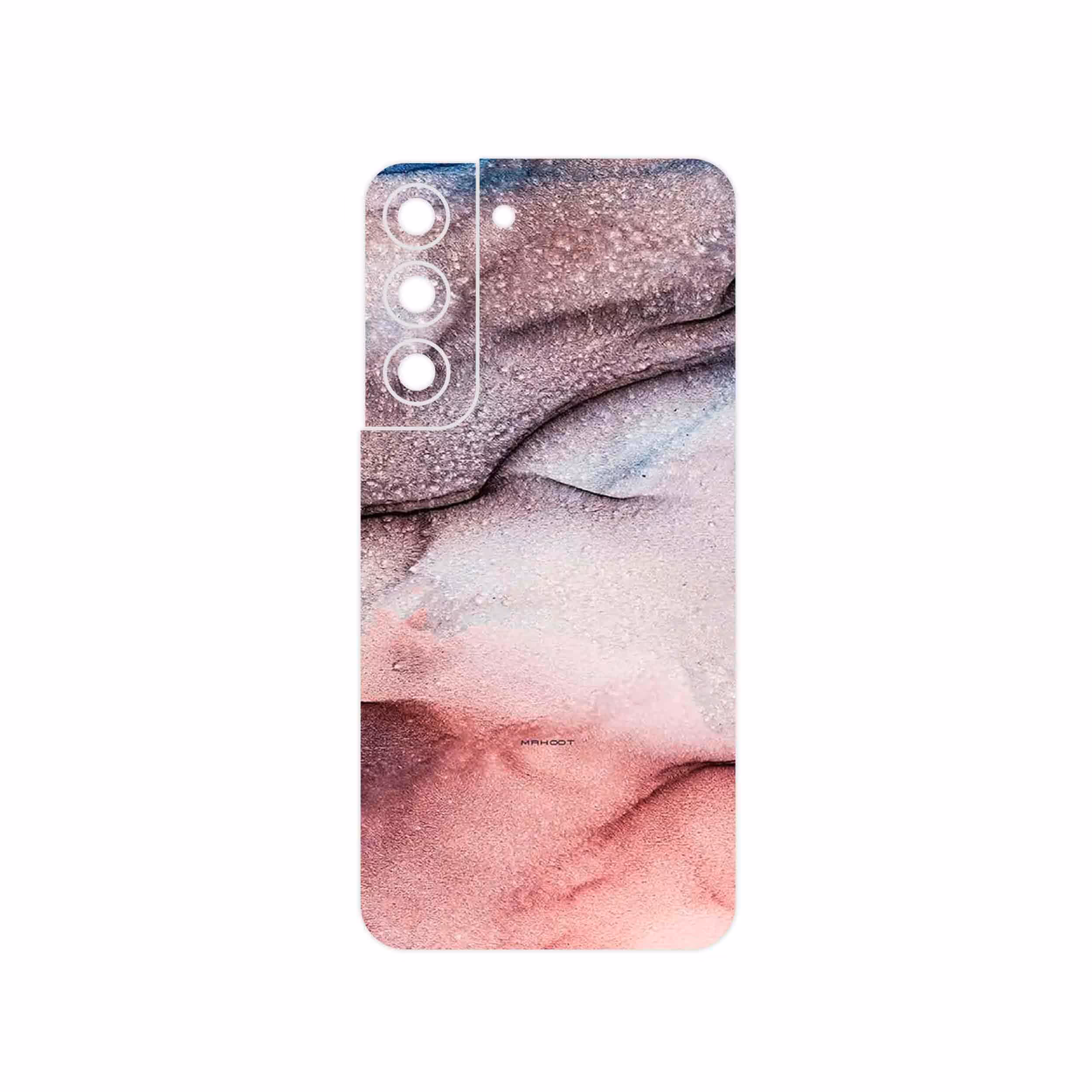برچسب پوششی ماهوت مدل Smoky pink marble مناسب برای گوشی موبایل سامسونگ Galaxy S22 5G