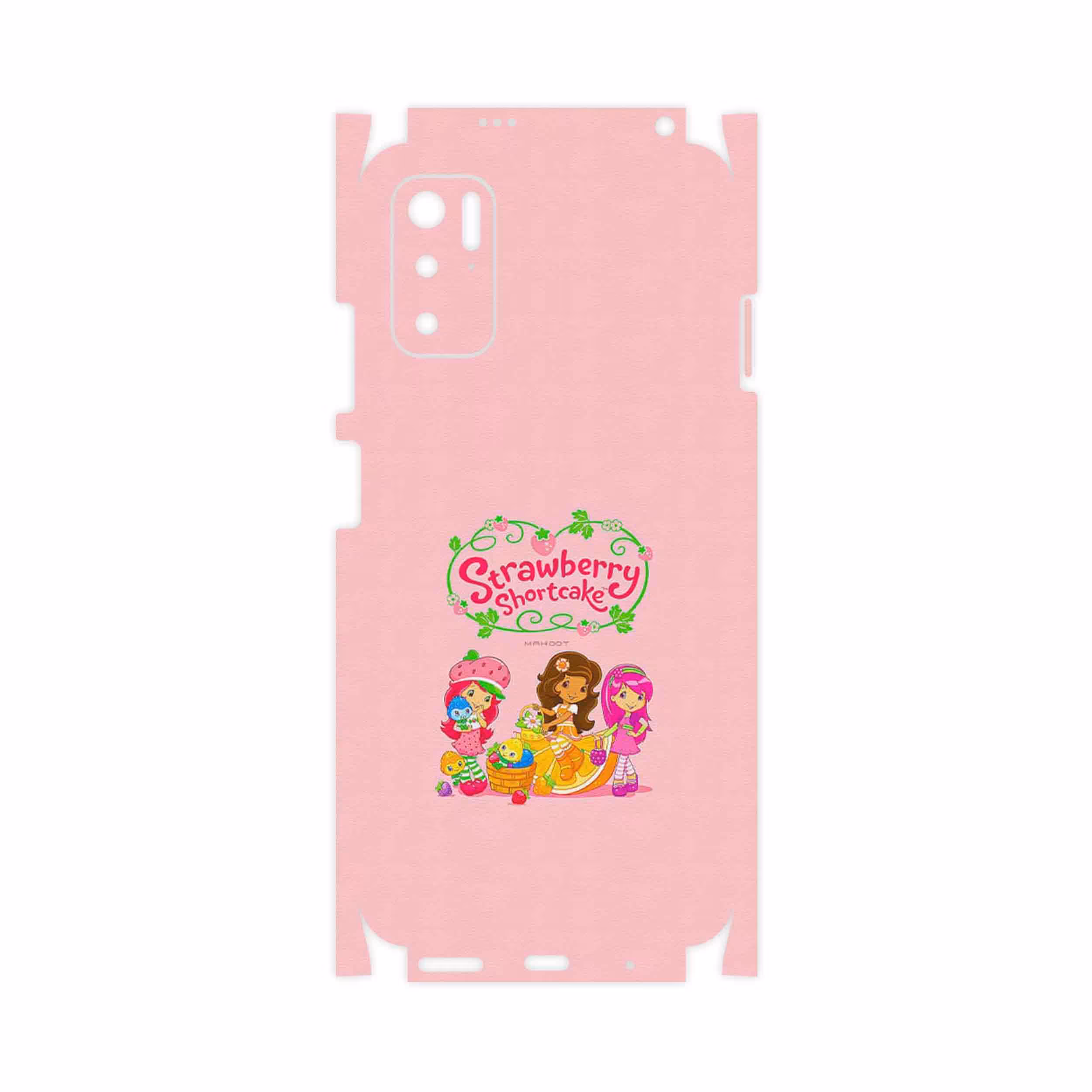 برچسب پوششی ماهوت مدل Strawberry Shortcake-FullSkin مناسب برای گوشی موبایل شیائومی Poco M3 Pro 5G