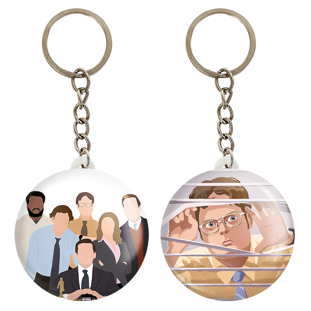 جاکلیدی خندالو مدل سریال آفیس The Office کد 1021810222 مجموعه 2 عددی