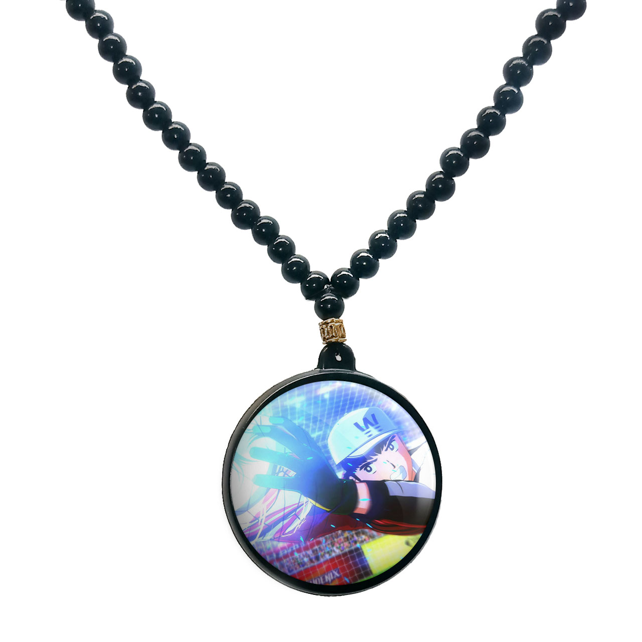 گردنبند پرمانه طرح فوتبالیست ها کد pmd.22360 مدل دو طرفه