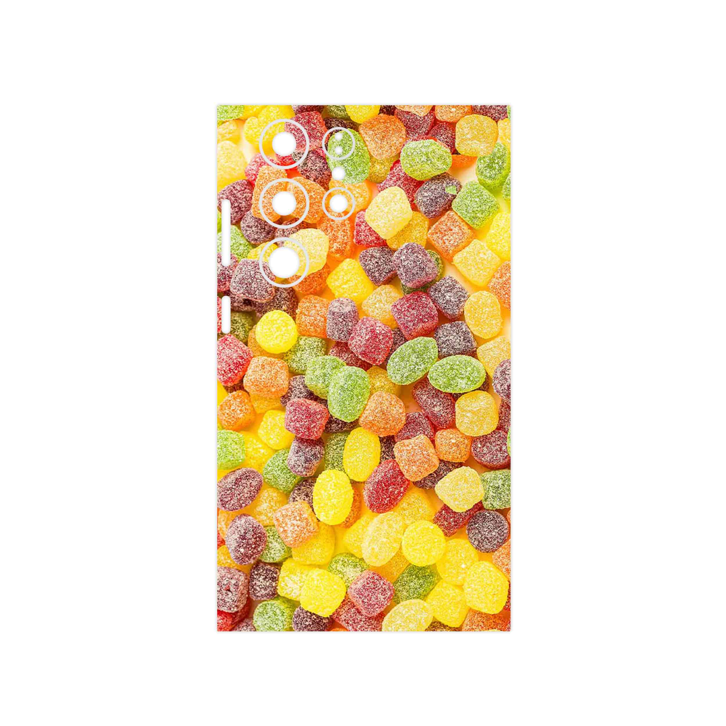 برچسب پوششی ماهوت مدل Gummi candy 2 مناسب برای گوشی موبایل سامسونگ Galaxy S23 Ultra