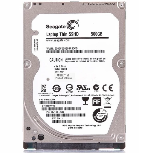 هارد اینترنال لپ تاپ سیگیت مدل ST500 گارانتی یکساله داده پردازان
