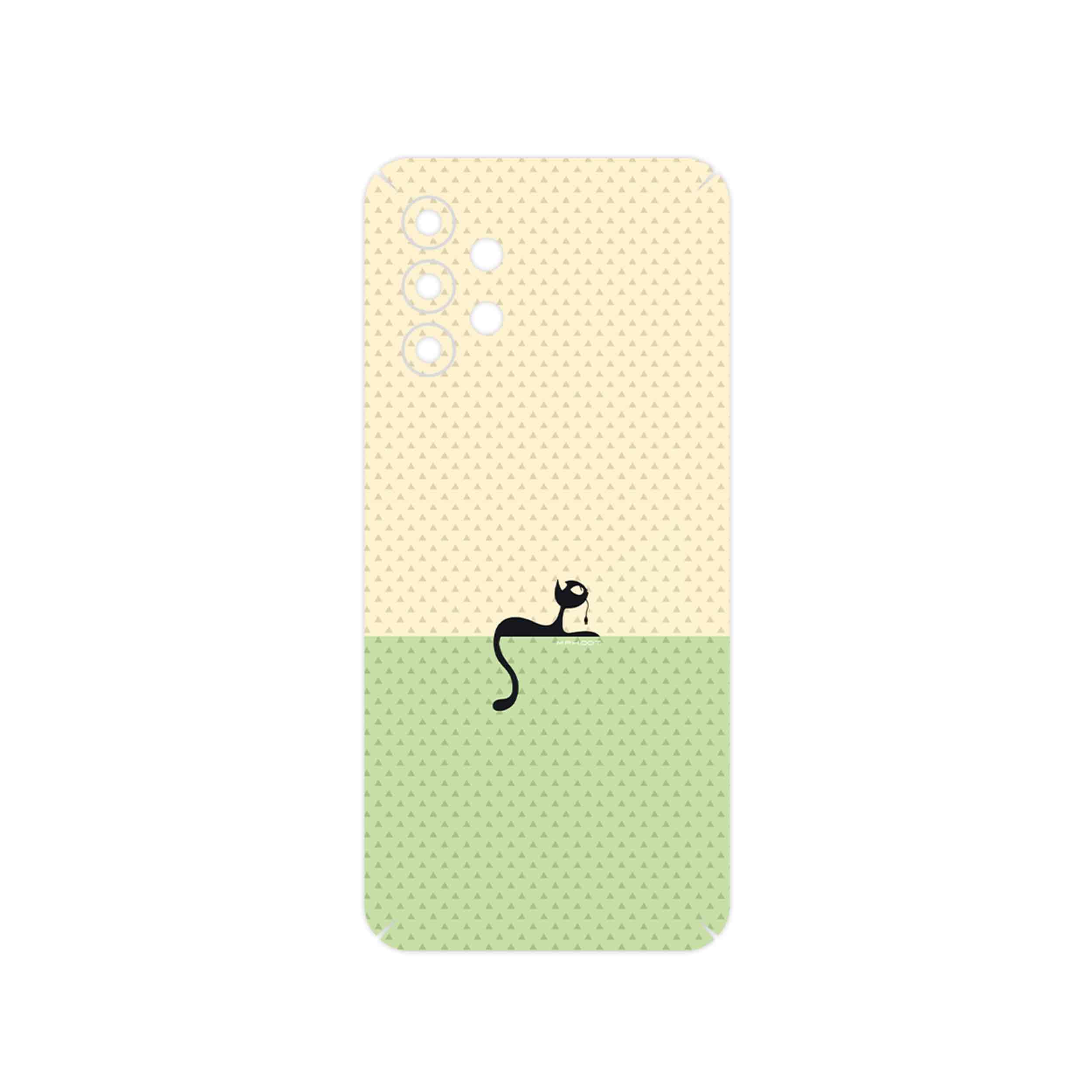 برچسب پوششی ماهوت مدل Minimal Internet Cat Icon مناسب برای گوشی موبایل سامسونگ Galaxy A13