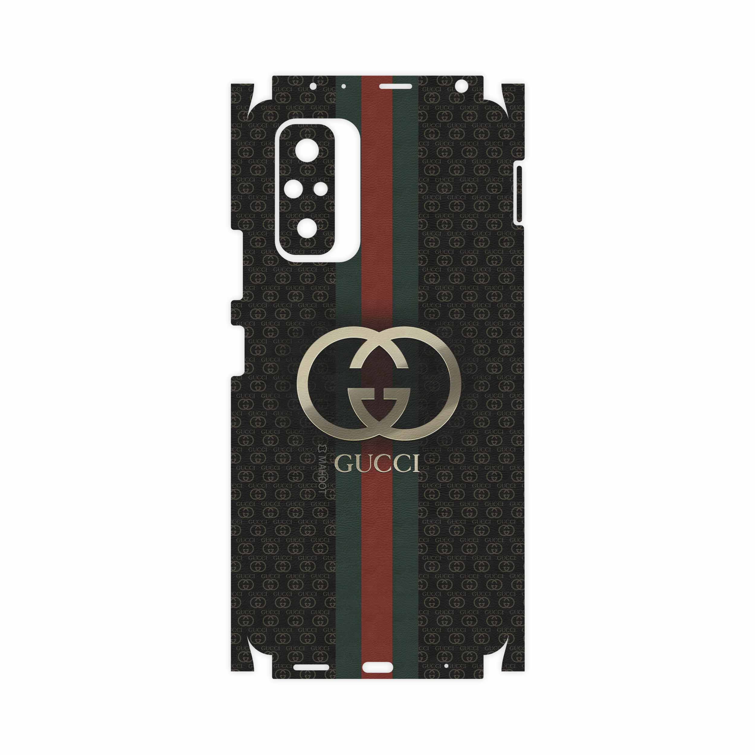 برچسب پوششی ماهوت مدل GUCCI-Logo-FullSkin مناسب برای گوشی موبایل شیائومی Redmi Note 10 Pro Max