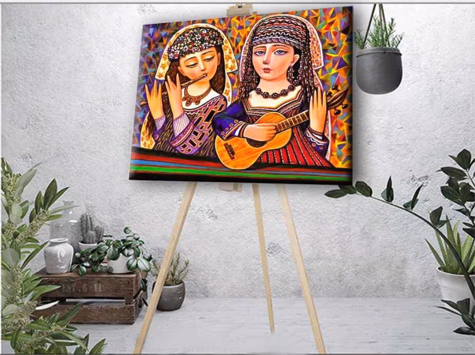 تابلو اختصاصی زنان هنرمند موزیسین