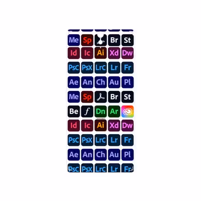 برچسب پوششی ماهوت مدل Adobe مناسب برای گوشی موبایل سونی Xperia C5