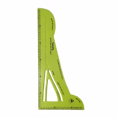 خط کش خیاطی مدل گونیا 60cm کد 03