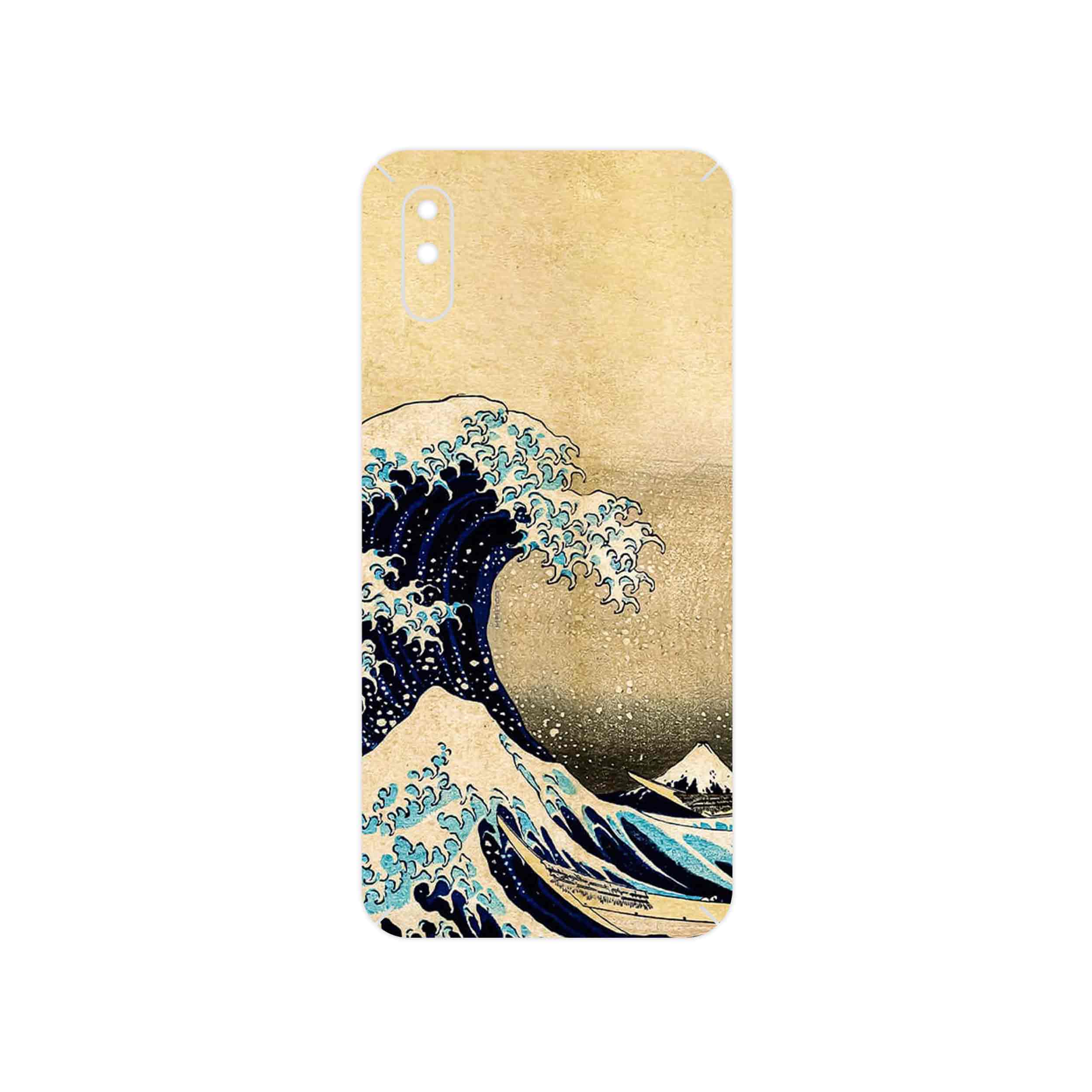 برچسب پوششی ماهوت مدل The Great Wave off Kanagawa of Hokusai مناسب برای گوشی موبایل آنر 9A