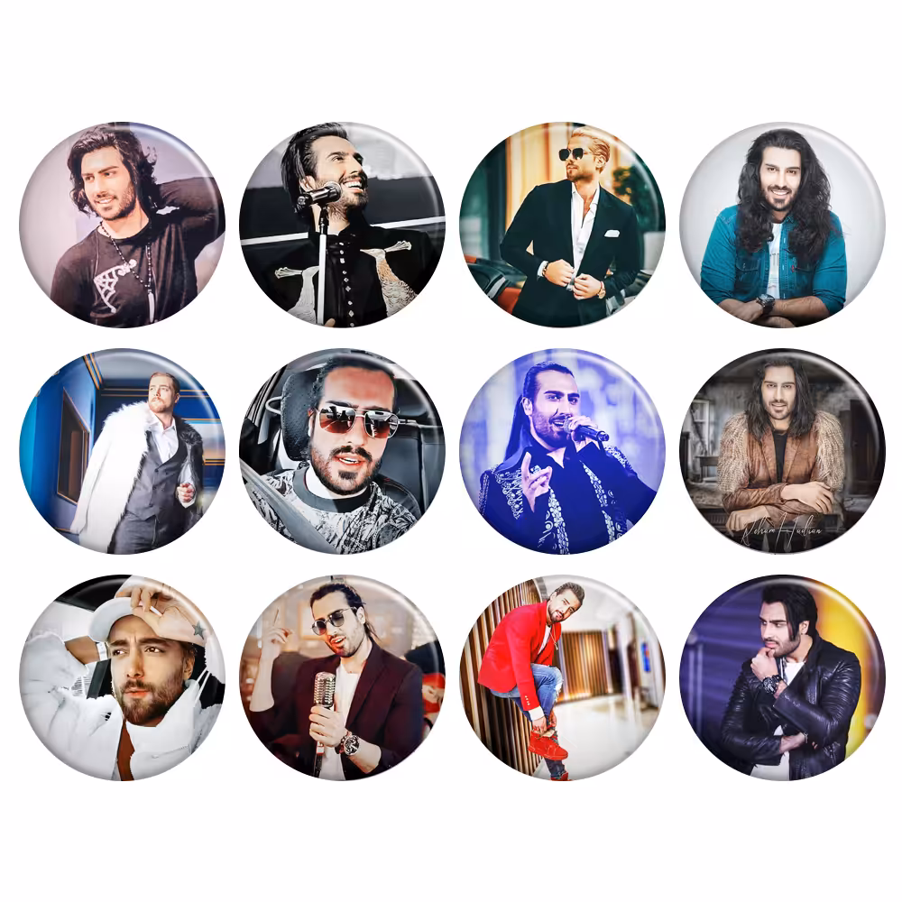 پیکسل گالری باجو طرح ماکان بند امیر مقاره و رهام هادیان کد 70 مجموعه 12 عددی
