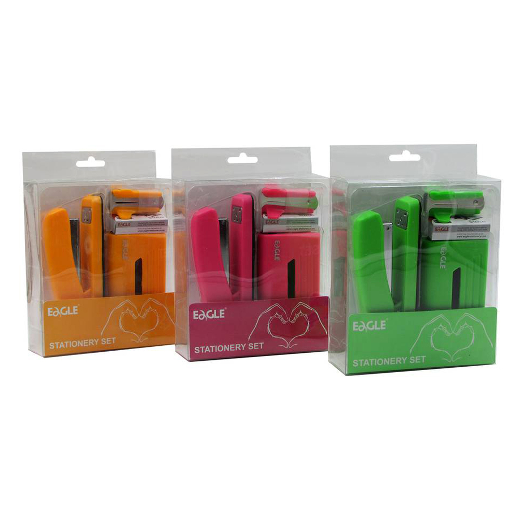 ست دستگاه منگنه و پانچ ایگل مدل نئون کد S10002