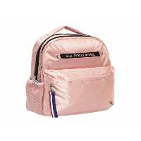 کیف مدرسه صورتی مردانه و زنانه کوله پشتی چوگان اورجینال US Polo Assn