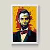 تابلو مدل Abraham Lincoln آبراهام لینکلن کدm50121