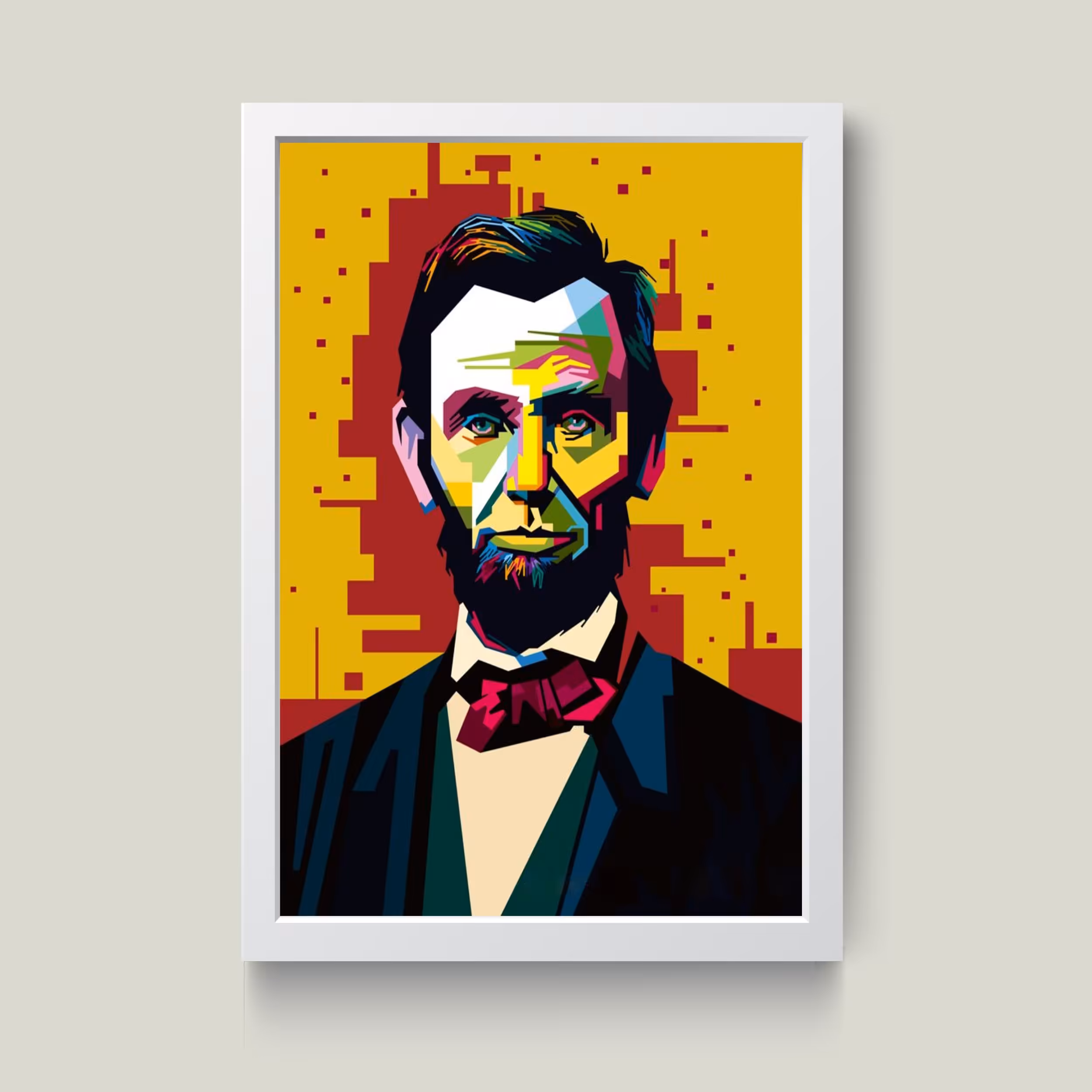 تابلو مدل Abraham Lincoln آبراهام لینکلن کدm50121