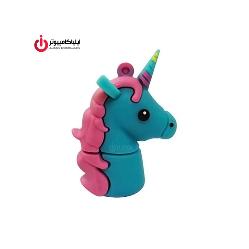 فلش مموری عروسکی کینگ فست مدل HO-10 طرح UNICORN ظرفیت 32 گیگابایت