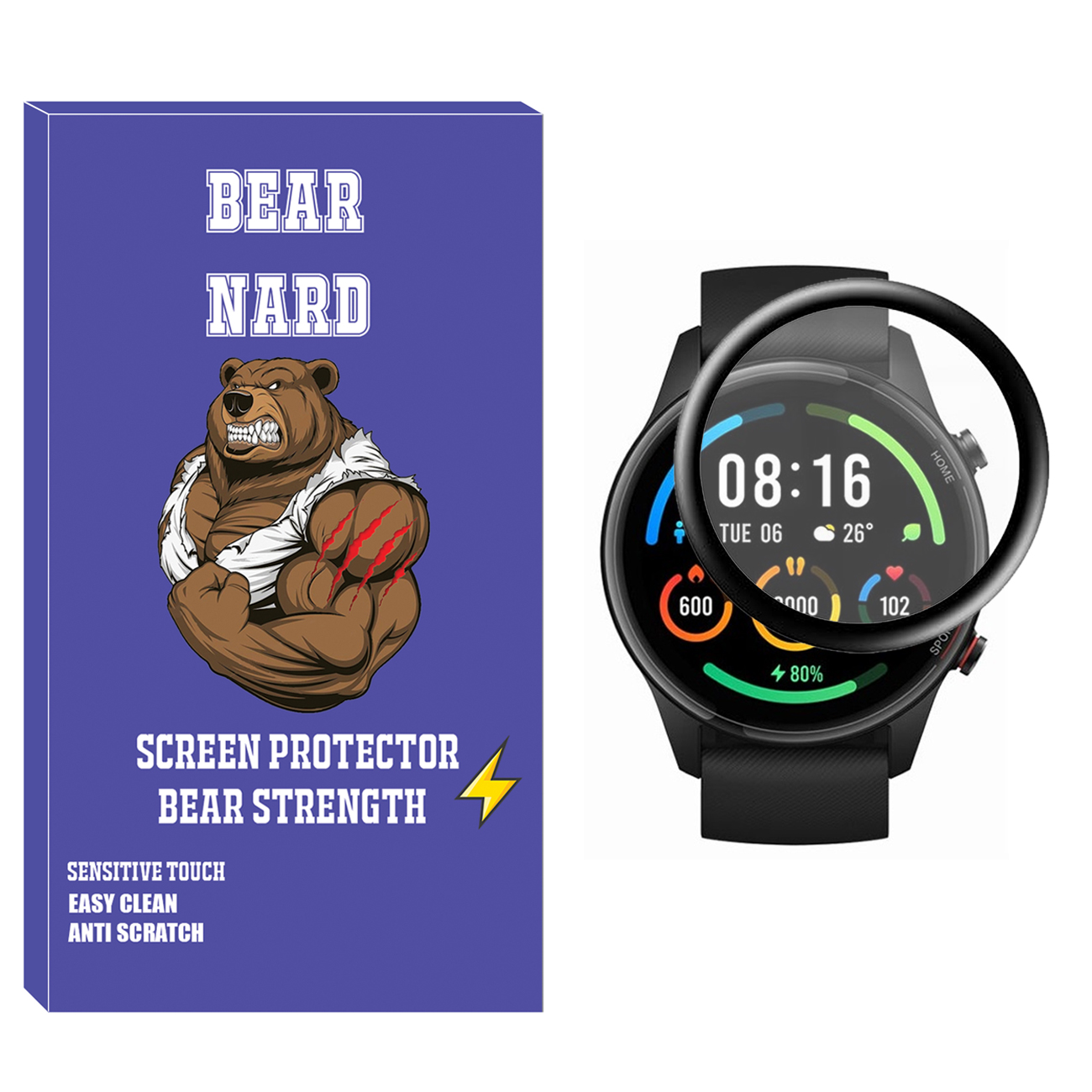 محافظ صفحه نمایش نانو برنارد مدل NBR مناسب برای ساعت هوشمند شیائومی Mi Watch